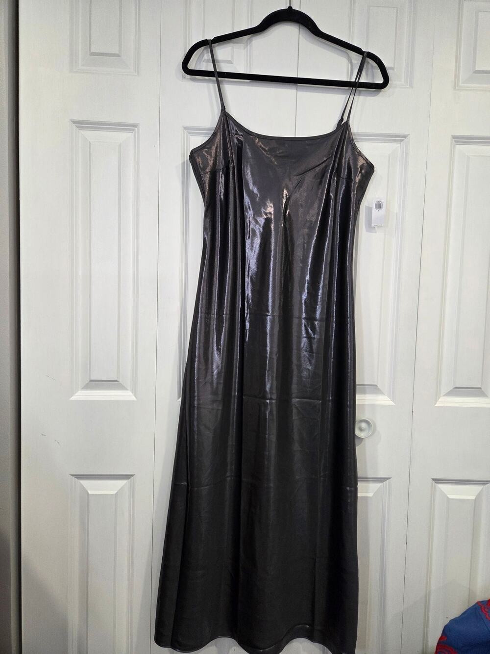 NWT Old Navy Shine Satin Maxi Dress Medium